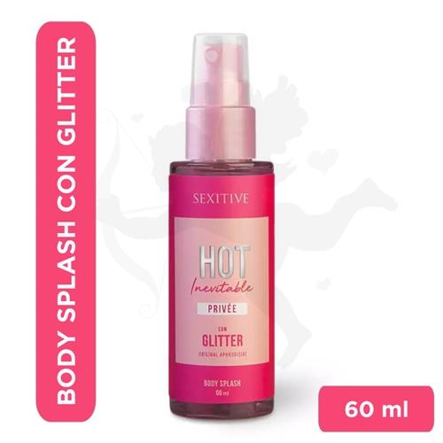 Body Spash Privee con glitter 60ml